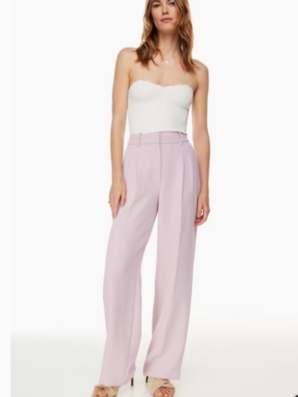 Aritzia Wilfred Linen Effortless Pants